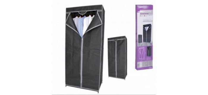 Penderie + Housse - Armoire de Rangement à Vêtements - 70 x 45 x 160 cm