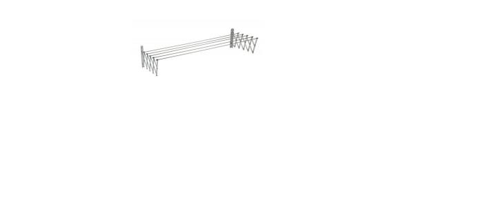 Séchoir Extensible 18/10 Acier Inoxydable 160 cm 5 baleines en Aluminium SAUVIC 90845 - Étendoir à Linge Extensible 5 Baleines en Aluminium 160 cm en Acier Inoxydable 18/10 - 160 x 13 x 18.5 cm