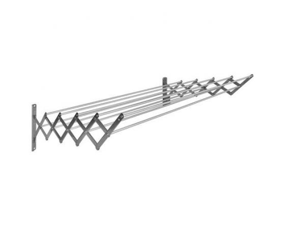 Étendoir à Linge Extensible 9 Baleines en Aluminium 100 cm Séchoir Extensible Mural 100 cm 9 Baleines 100% Aluminium !
