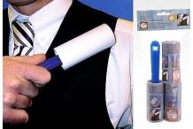 Brosse adhésive avec 2 recharges 5 M X 2 - Brosse autocollante vêtements + 2 recharges - brosse vêtements adhésive avec recharges - 20 x 4 cm