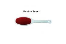 Brosse à vêtements double face 25 cm - Brosse vêtements anti peluches 