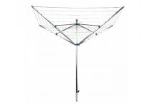 Séchoir Parapluie Rotatif 4 Branches sans pied 40 M - Séchoir à Linge Jardin Extérieur Alu - Corde à linge Plein Air - 180 x H.185 cm