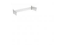 Séchoir Extensible 18/10 Acier Inoxydable 160 cm 5 baleines en Aluminium SAUVIC 90845 - Étendoir à Linge Extensible 5 Baleines en Aluminium 160 cm en Acier Inoxydable 18/10 - 160 x 13 x 18.5 cm