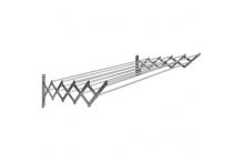 Séchoir Extensible 18/10 Acier Inoxydable 80 cm 10 baleines en Aluminium SAUVIC 90852 - Étendoir à Linge Extensible 10 Baleines en Aluminium 80 cm en Acier Inoxydable 18/10 - 80 x 13 x 18.5 cm